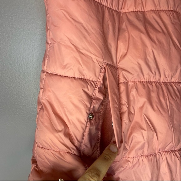 Puffer Vest powder pink frost free size Medium - Picture 5 of 9